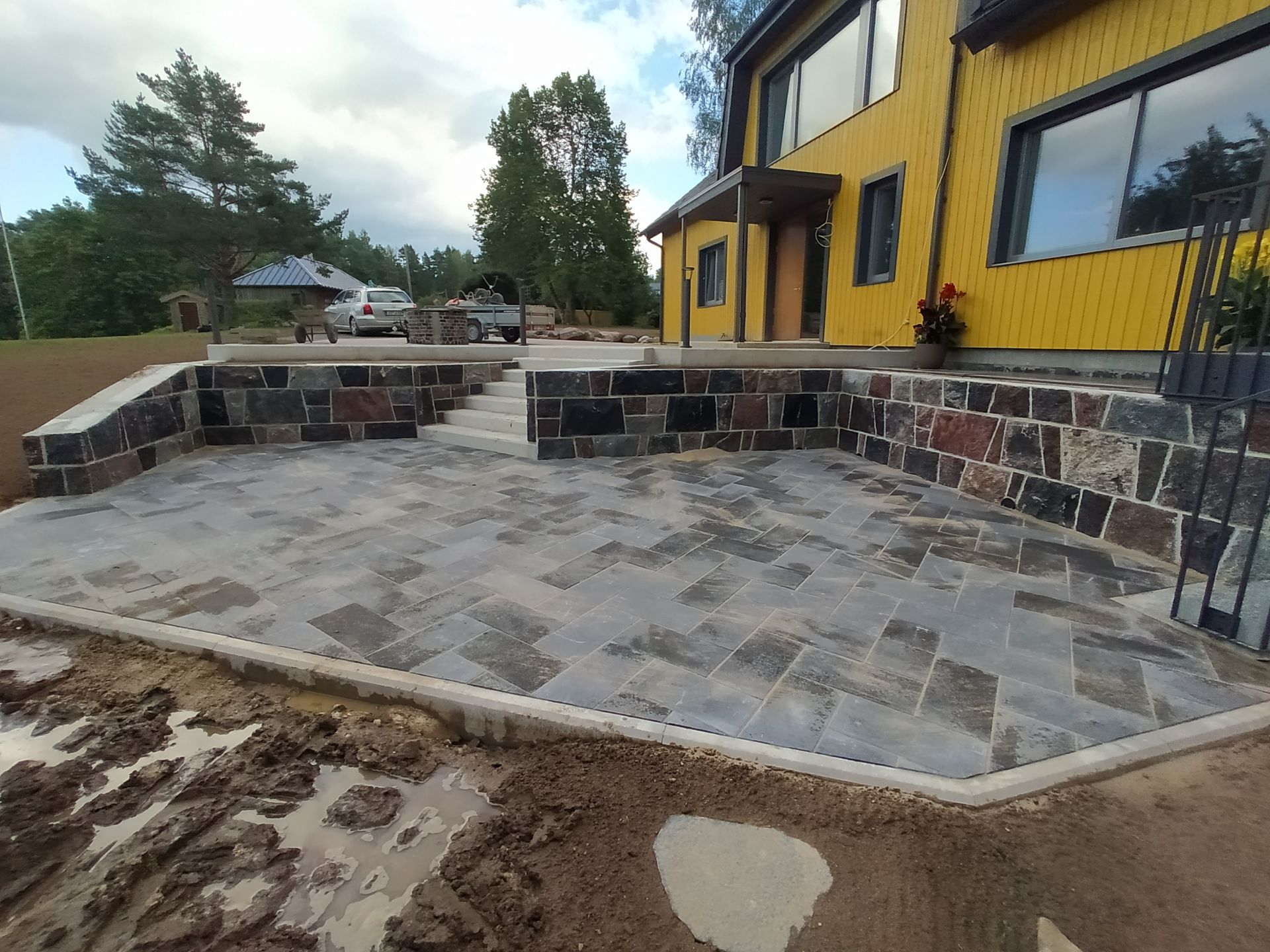 CID OÜ Tänavakivide paigaldus, Kivisillutiste paigaldus, Äärekivide paigaldus